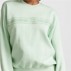 PINK Victoria's Secret Mint Crewneck Sweater
